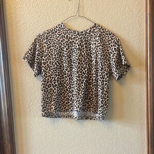 GB girls Leopard Print Short Sleeve Tee